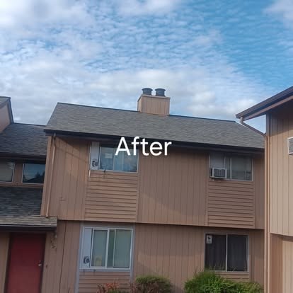 After: finished shingle roof